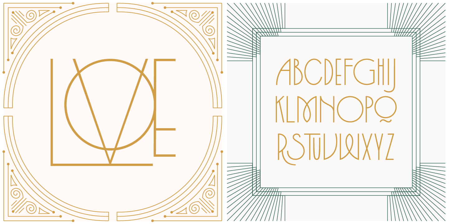 Пример шрифта Lempicka Display